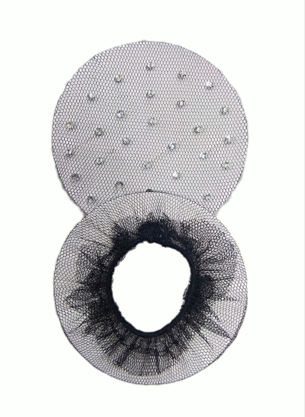 Чёрный со стразами