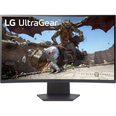 МОНИТОР 32" LG 32GS60QC-B (VA, изогнутый, QHD 2560x1440, 180Hz, 1 ms)