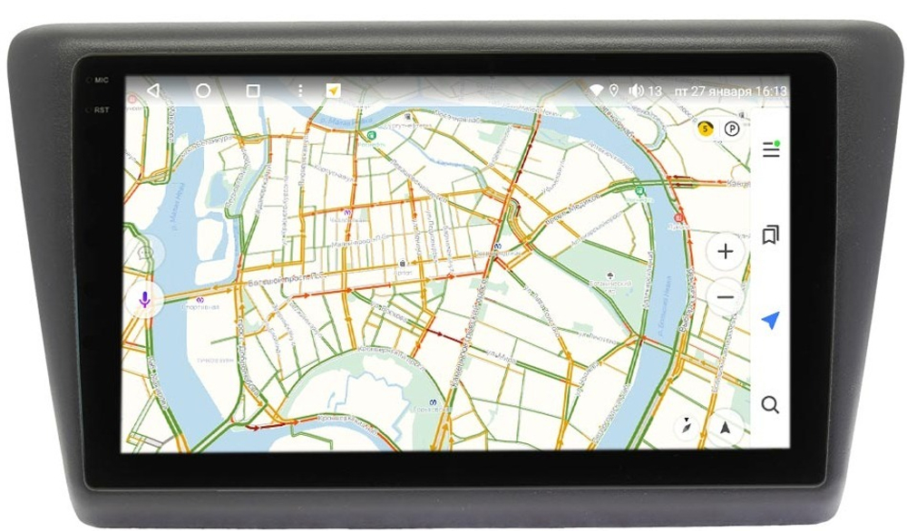 Магнитола для Skoda Rapid 2012-2020 - Vaycar VA65-3032-2K на Android 13, 8-ядер, 2K QLED, ТОП процессор, CarPlay, 4G SIM-слот