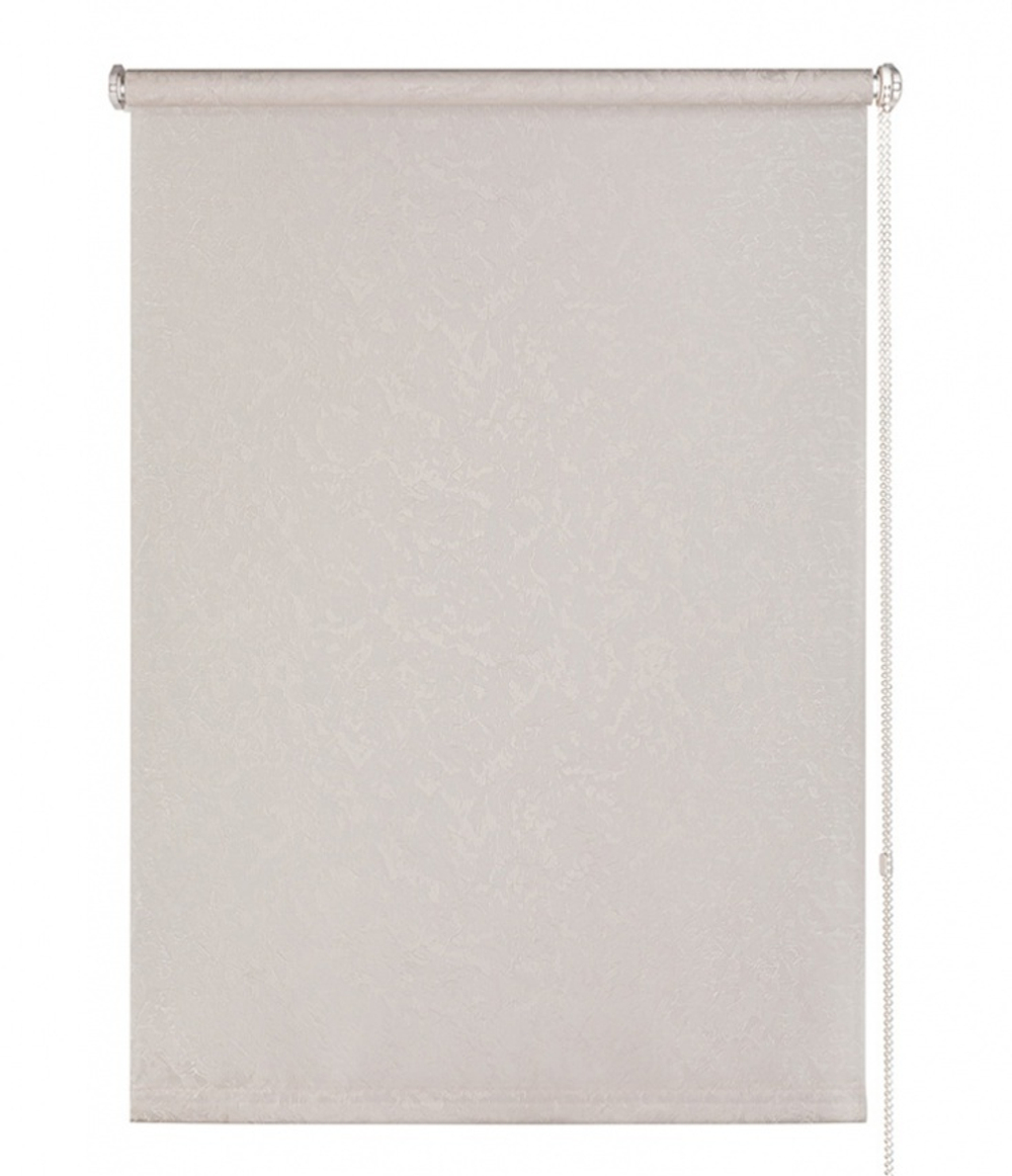 Рулонные шторы Фрост Бело-серый