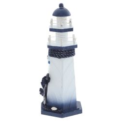 GAEM Фигурка декоративная "Маяк" (подсветка 3xLR44) , L11,5 W10 H26,5 см . 4в.