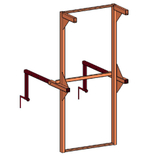 Кронштейн стеновой (оконный) Полимер-Групп(1417x840x1700см;38кг;красный) - арт.559338