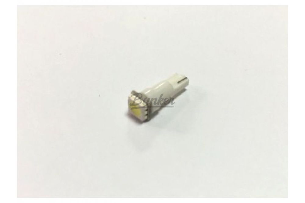 Светодиод T5-1SMD-5050 белый 12V, (шт.)