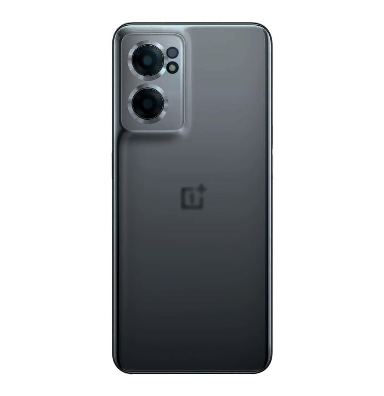 Задняя крышка для OnePlus Nord CE 2 серая (Mirror gray) со стеклом камеры