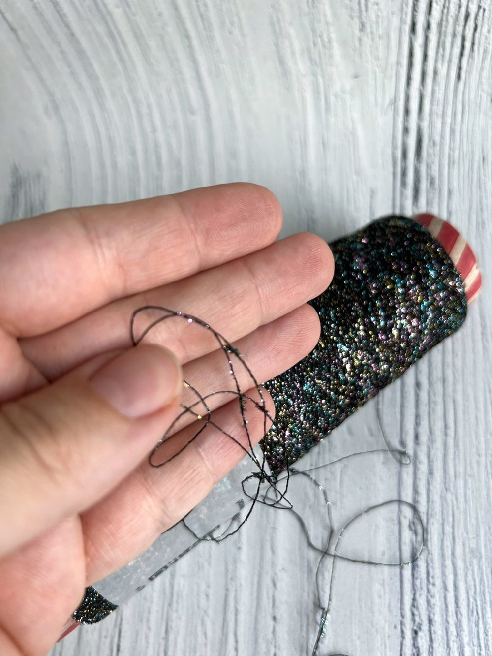 Трикотажная пряжа с люрексом Люмия Moschino