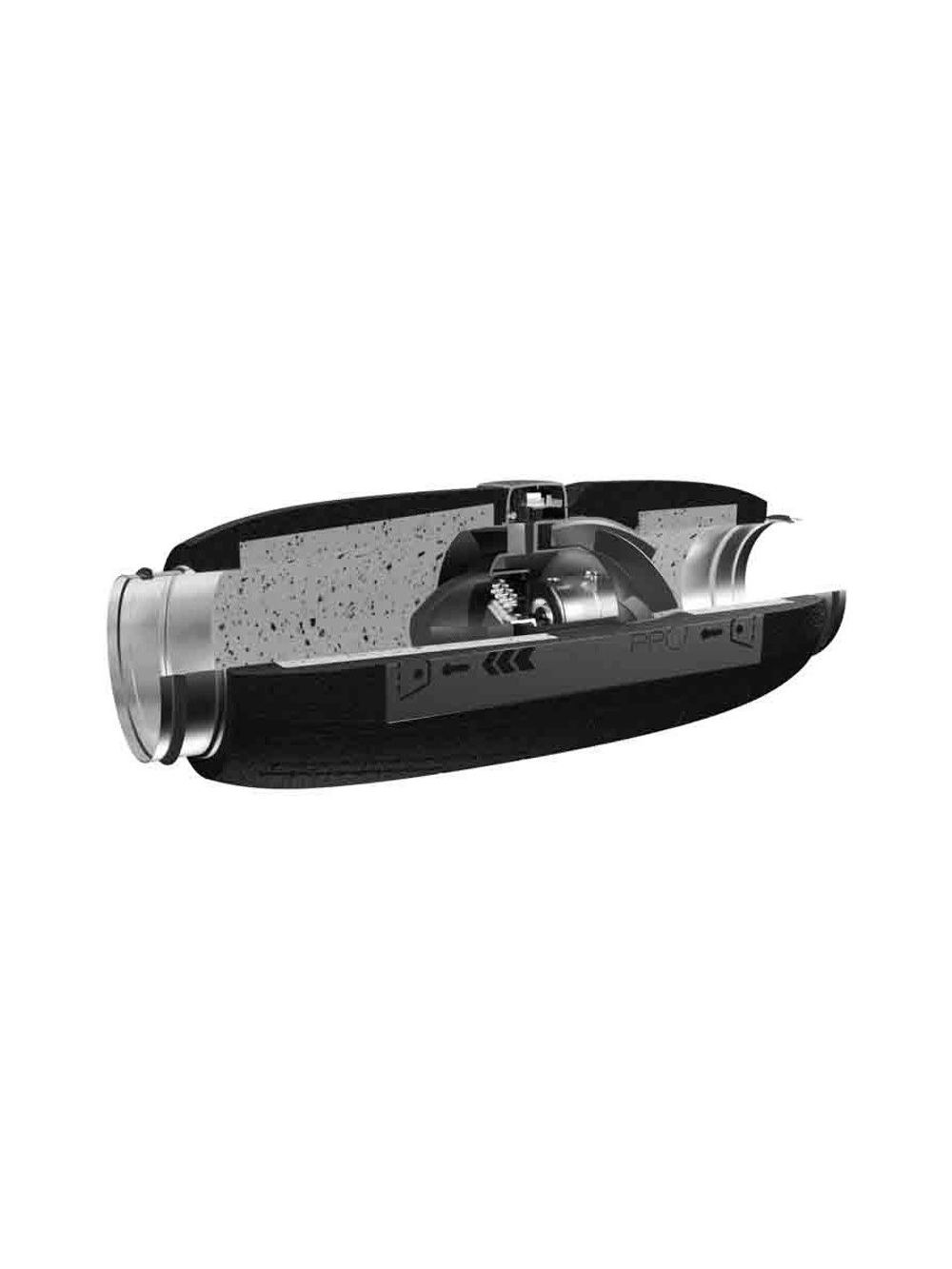Вентилятор канальный шумоизолированный осевой 2 скорости ERA Pro PACIFIC 150 2SP