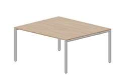 Составной стол Strike на 2 рабочих места 1580х1366х750мм (меламиновые аутлеты)