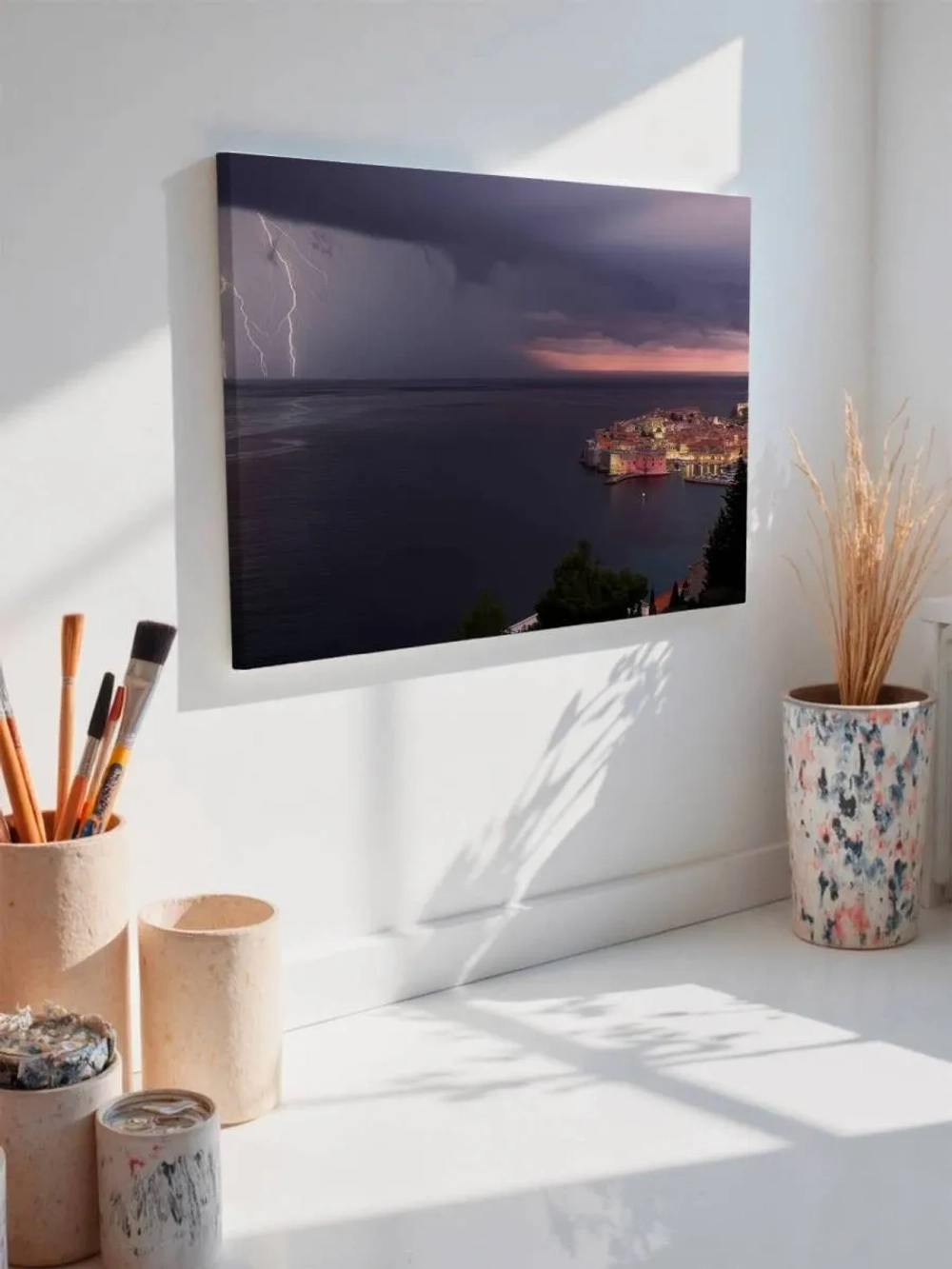 Картина на стену 40 X 50 Молния