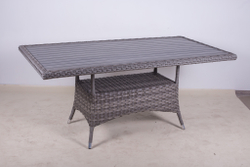 Стол прямоугольный, столешница ДПК, коллекция Крит