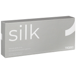 Маска для сна из натурального шелка светло-серого цвета из коллекции essential