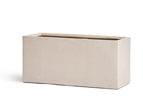 Кашпо TREEZ Effectory - Beton - Низкий прямоугольник