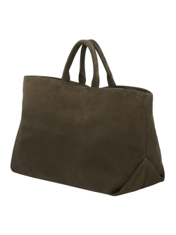 Тоут из замши Weekender bag «Khaki»
