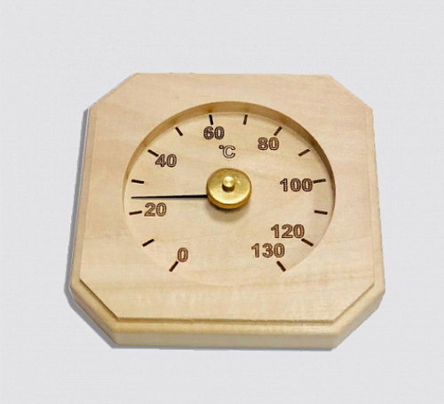 Термометр Квадрат-2 для бани и сауны 0+130