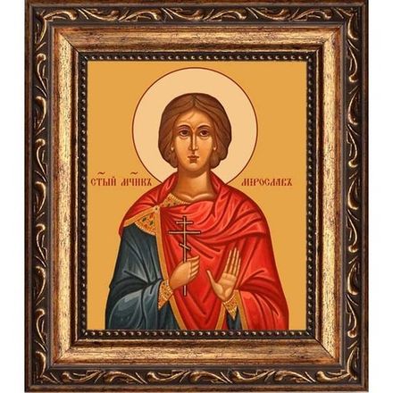Мирослав Сербский святой мученик. Икона на холсте.
