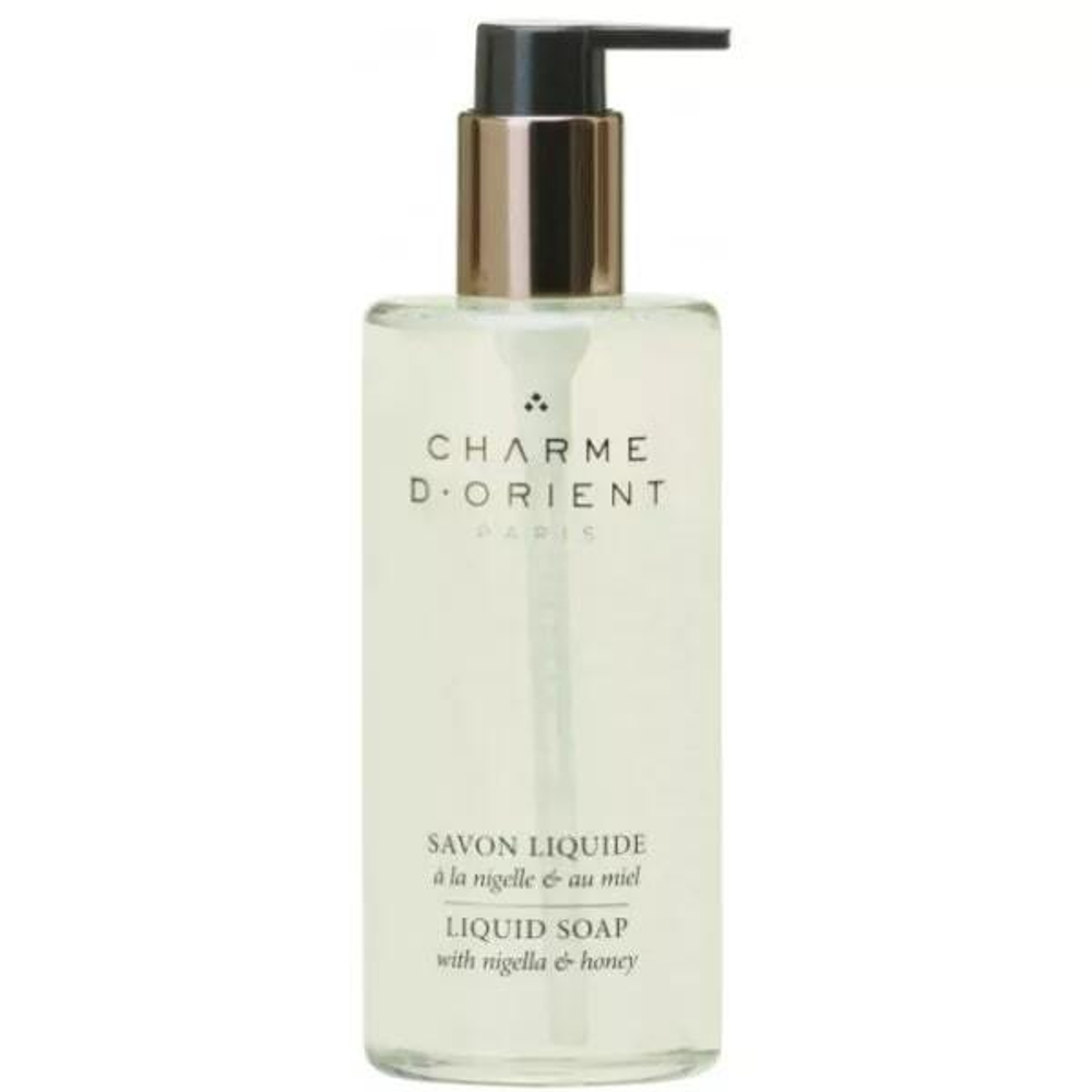 CHARME D'ORIENT Жидкое мыло с маслом черного тмина и медом Savon Liquide 300 мл