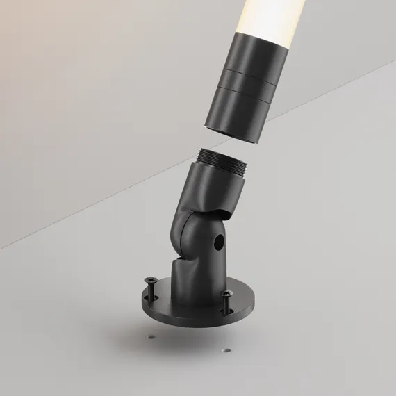 Шарнирное основание для накладного монтажа системы Shelf без ввода питания Technical c027cs-b