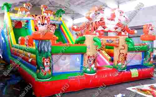 Коммерческий батут "Тигриная страна 2" 12*6*6 м
