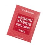 Презервативы Sagami, xtreme, feel long, латекс, 19 см, 5,2 см, 1 шт.