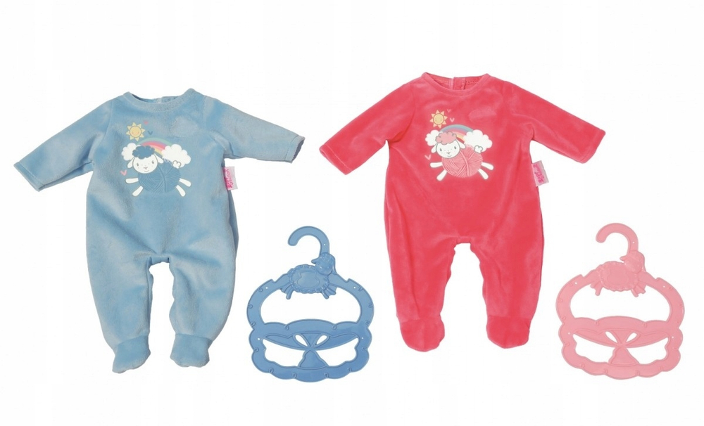 Baby Annabell - Розовый или голубой комбинезон для куклы ростом 36 см