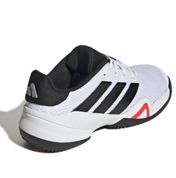 Детские теннисные кроссовки Adidas Barricade K - white/core black