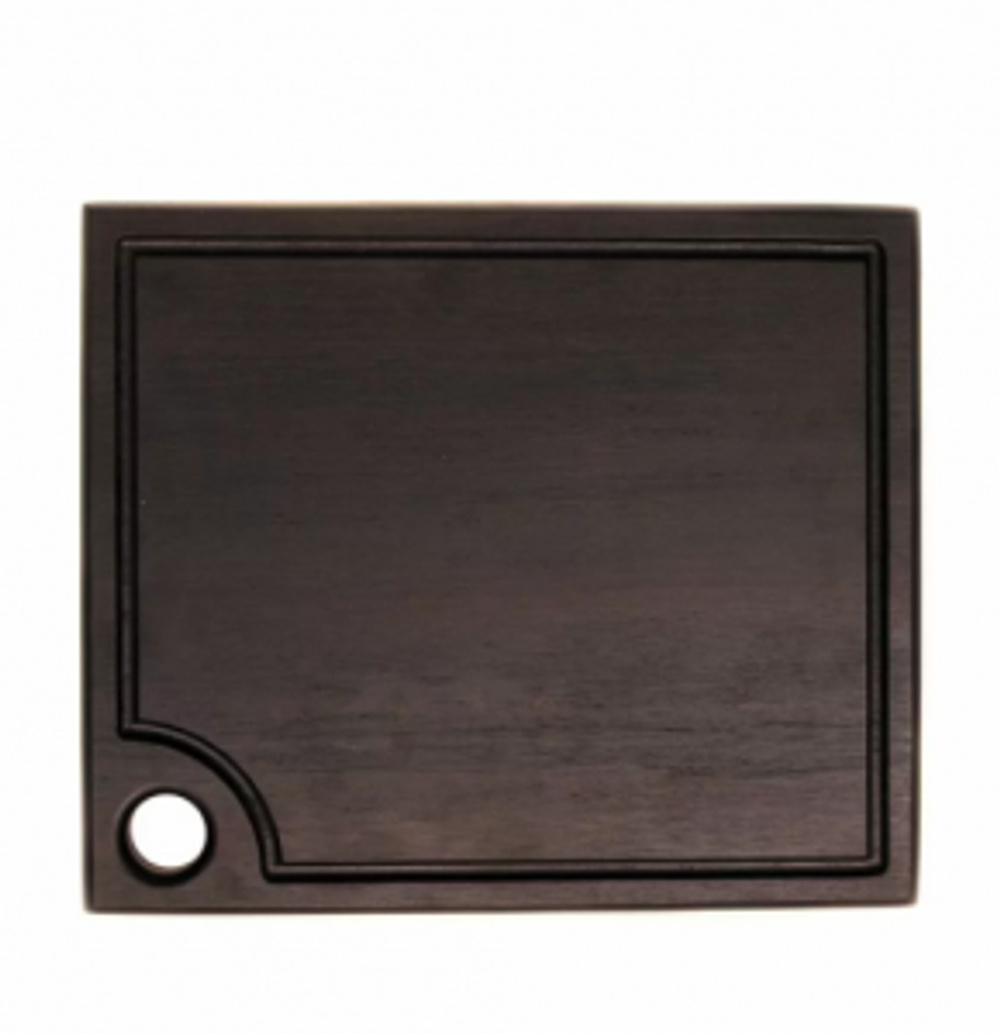 Доска для подачи 33*28*1,9 см, черная, прессованный бамбуковый уголь, P.L. Proff Cuisine