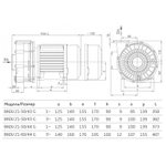 Насос BADU 21-50/43 G, без префильтра, 38 м³/ч, 1,96/1,6 кВт, 380В