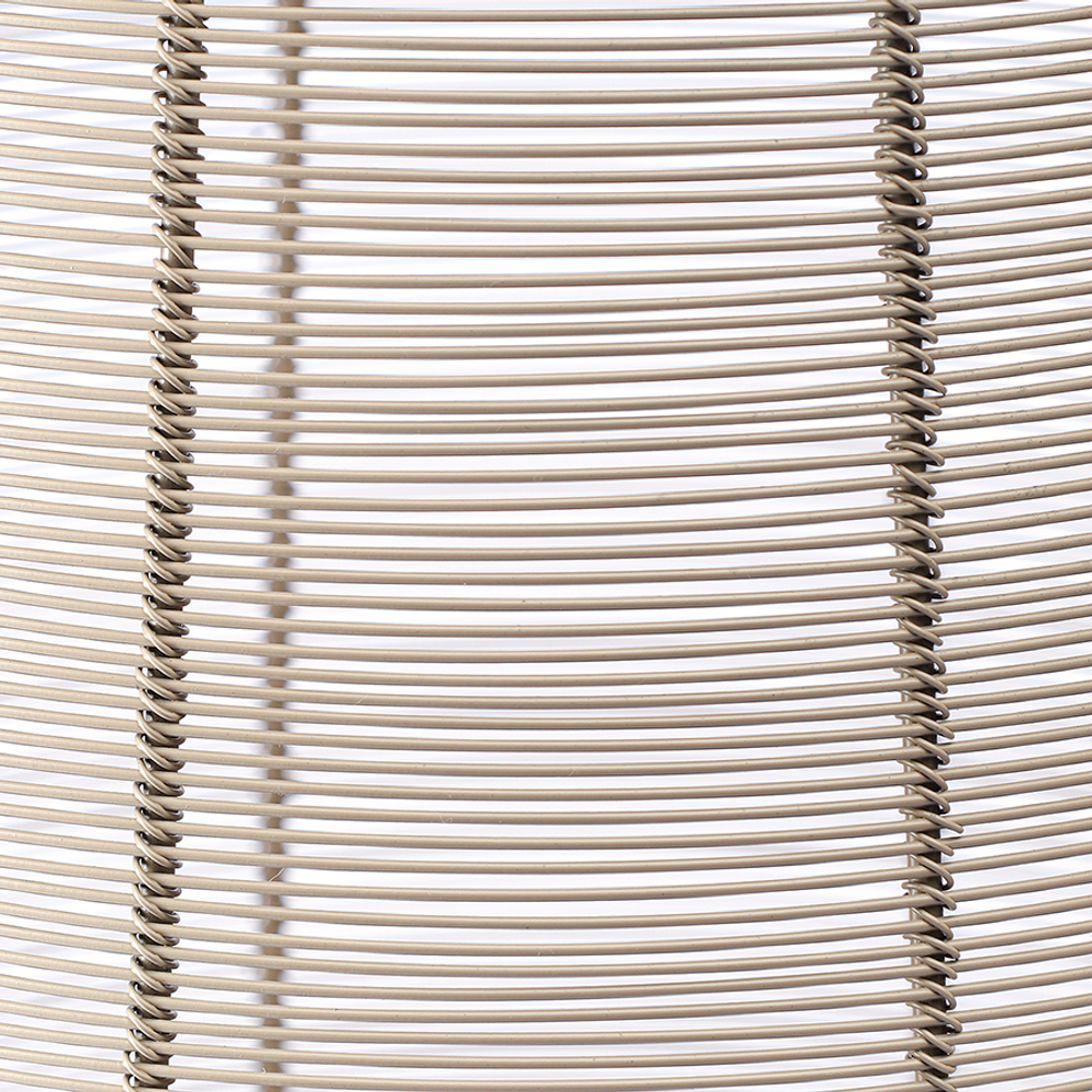 Лампа настольная vinger, D22х26 см, бежевая