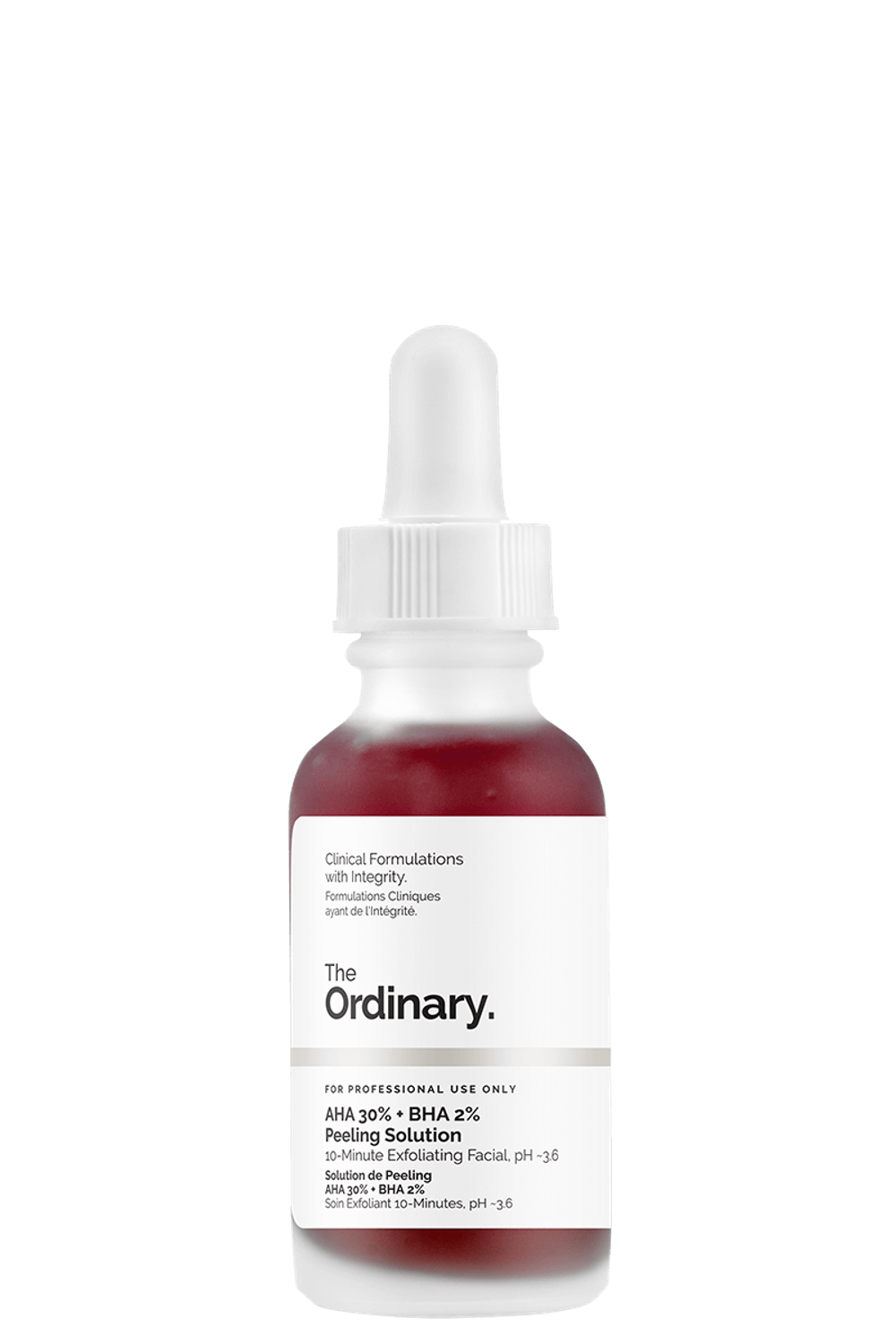 The Ordinary  Кислотный пилинг AHA 30% + BHA 2% Peeling Solution (кровавый пилинг) 30 ml