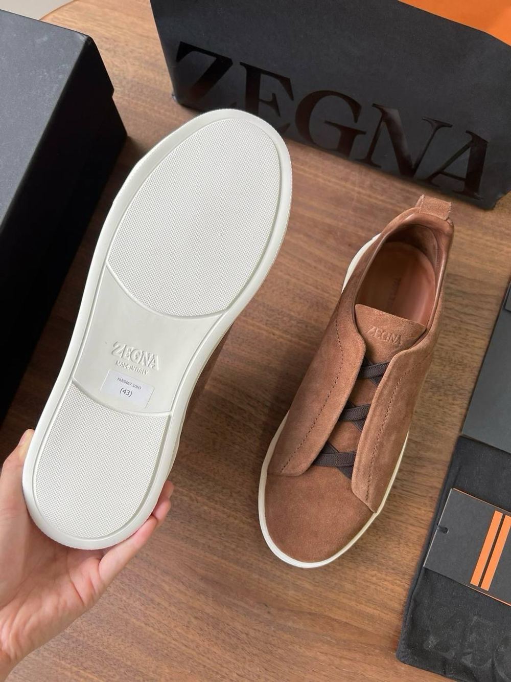 Кеды Zegna