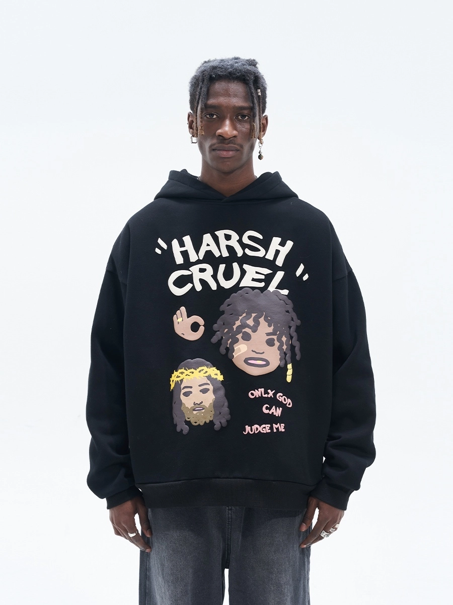 Худи HARSHandCRUEL "Only God" Oversized Hoodie