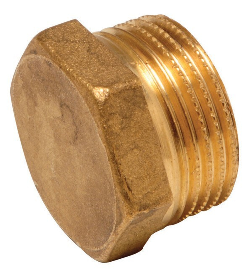 Заглушка НР 32 (1 1/4") латунь