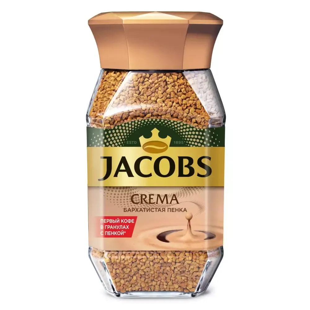 Кофе растворимый Jacobs Crema, 95 гр