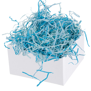 Наполнитель для коробок, голубое ассорти, бумага, 50 г