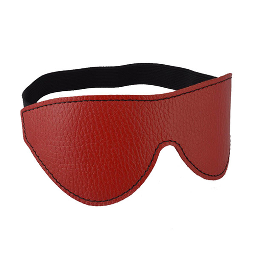 Красная маска на резинке с декоративной строчкой Sitabella BDSM Accessories 3184-2