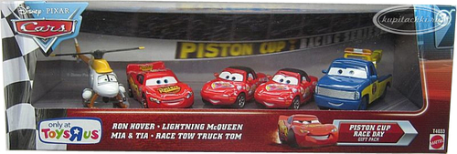 Набор (Вертолёт, МакКуин, близняшки и эвакуатор)