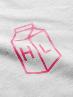 Футболка Hardlunch оверсайз Milk меланж серая