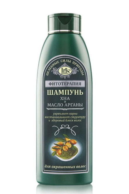 Шампунь Фитотерапия “Хна и Масло арганы” для окрашенных волос 500мл IRIS