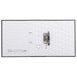 Регистратор 75мм BRAUBERG, покрытие пластик, с уголком, черная