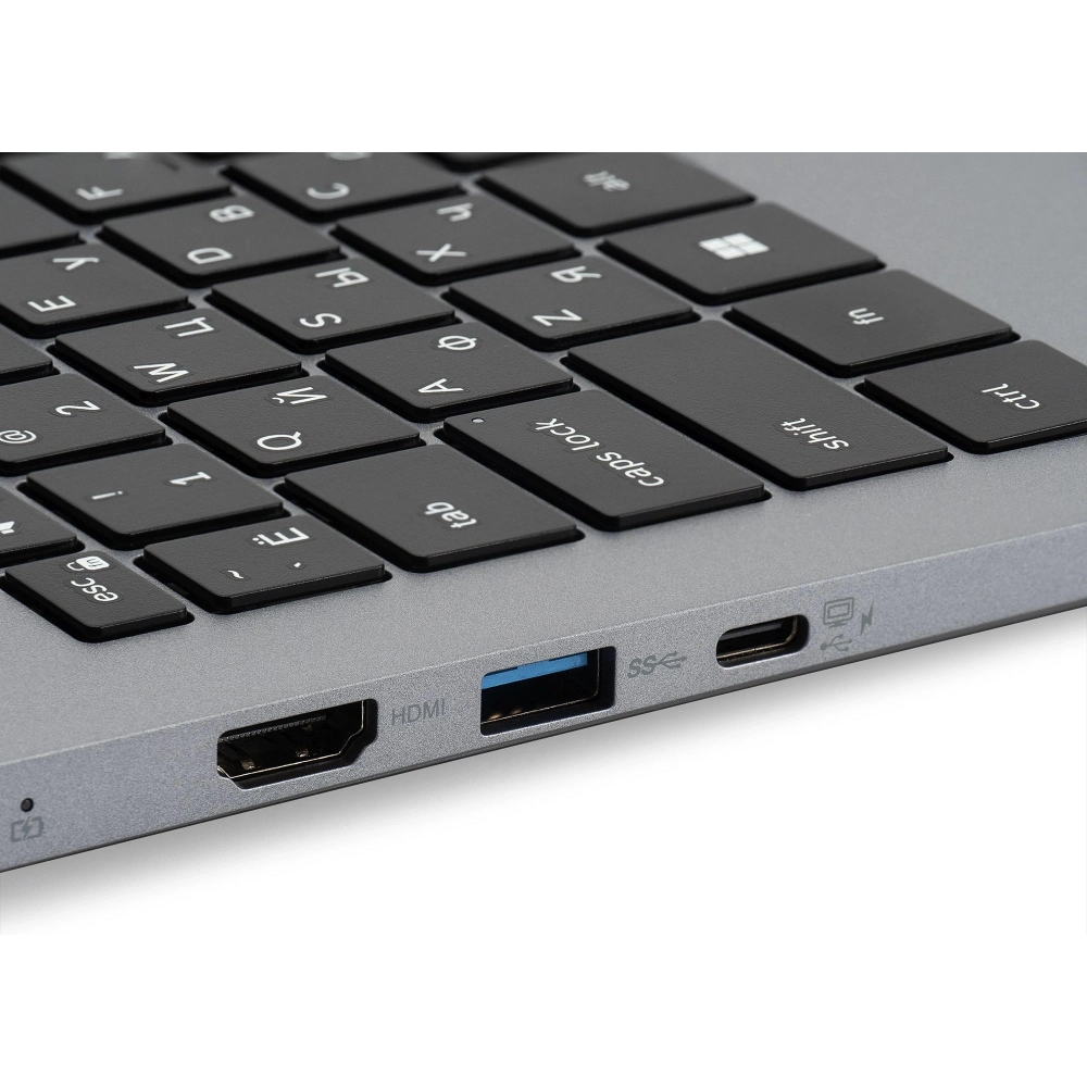 Ноутбук Digma EVE C5805 N-series N100 16Gb SSD512Gb Intel UHD Graphics 16" IPS WUXGA (1920x1200) Windows 11 Pro dk.grey WiFi BT Cam 6000mAh (DN16N1-ADXW01)