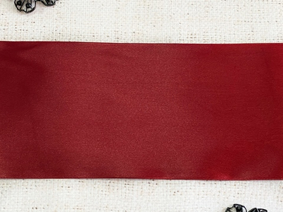 Лента атласная, ш. 10 см, бордовый