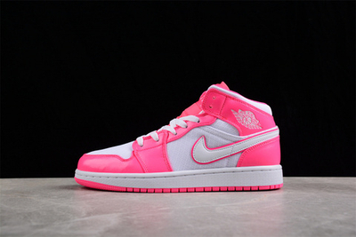 Air Jordan 1 Mid Hyper Pink White