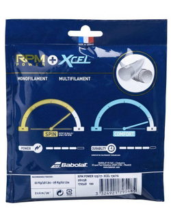 Струны теннисные Babolat RPM Power + Xcel (2x6m)