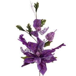 GAEM Цветок искусственный "Пуансеттия", L20 W20 H72 см