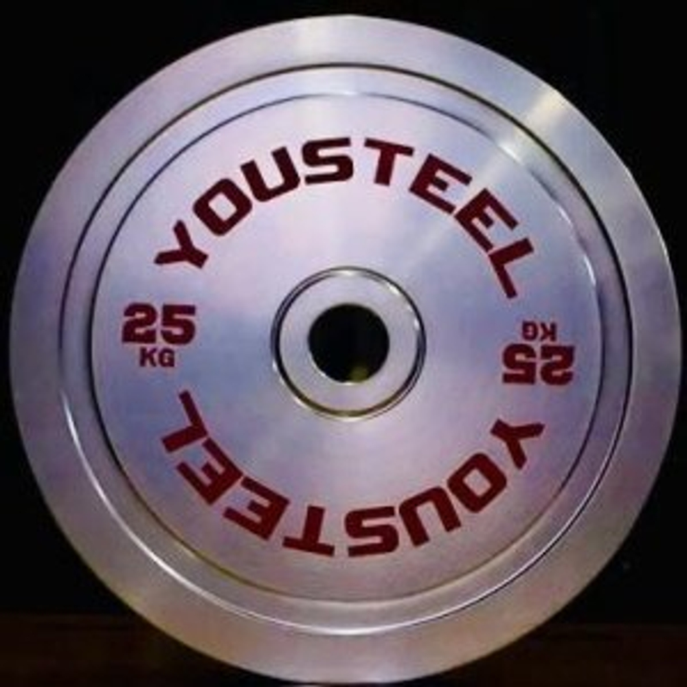 Хромированный стальной диск 25 кг