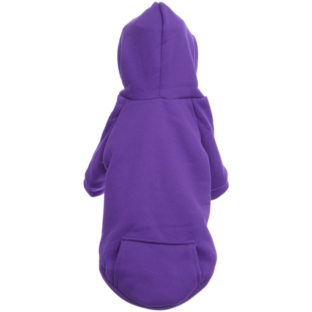 Кофта - толстовка для мелких пород собак «BRO Style», цвет фиолетовый, р L (на флисе)