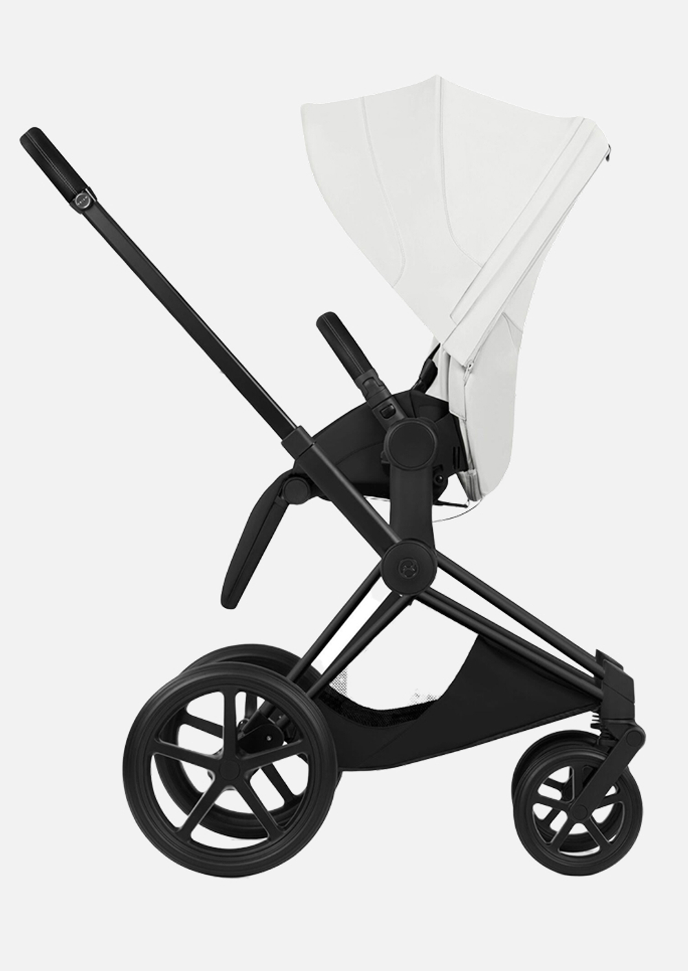 Коляска Cybex Priam V Matt Black Style 2 в 1 Off White