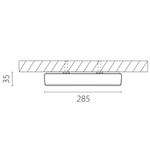 225202 Светильник ARCO CYL LED 20W 1920LM БЕЛЫЙ 3000K