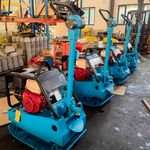 Виброплита бензиновая ROBUST CPC-600HE - [495 кг / 60 кН / Honda GX390] реверсивная