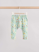 Лонгслив и брюки в комплекте для малышей Next E66-461, Молочный, Мятный