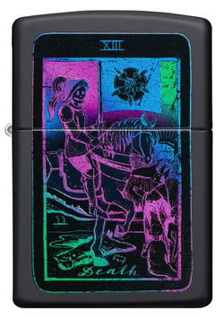 Зажигалка ZIPPO 49698 Tarot Card Black Light Design